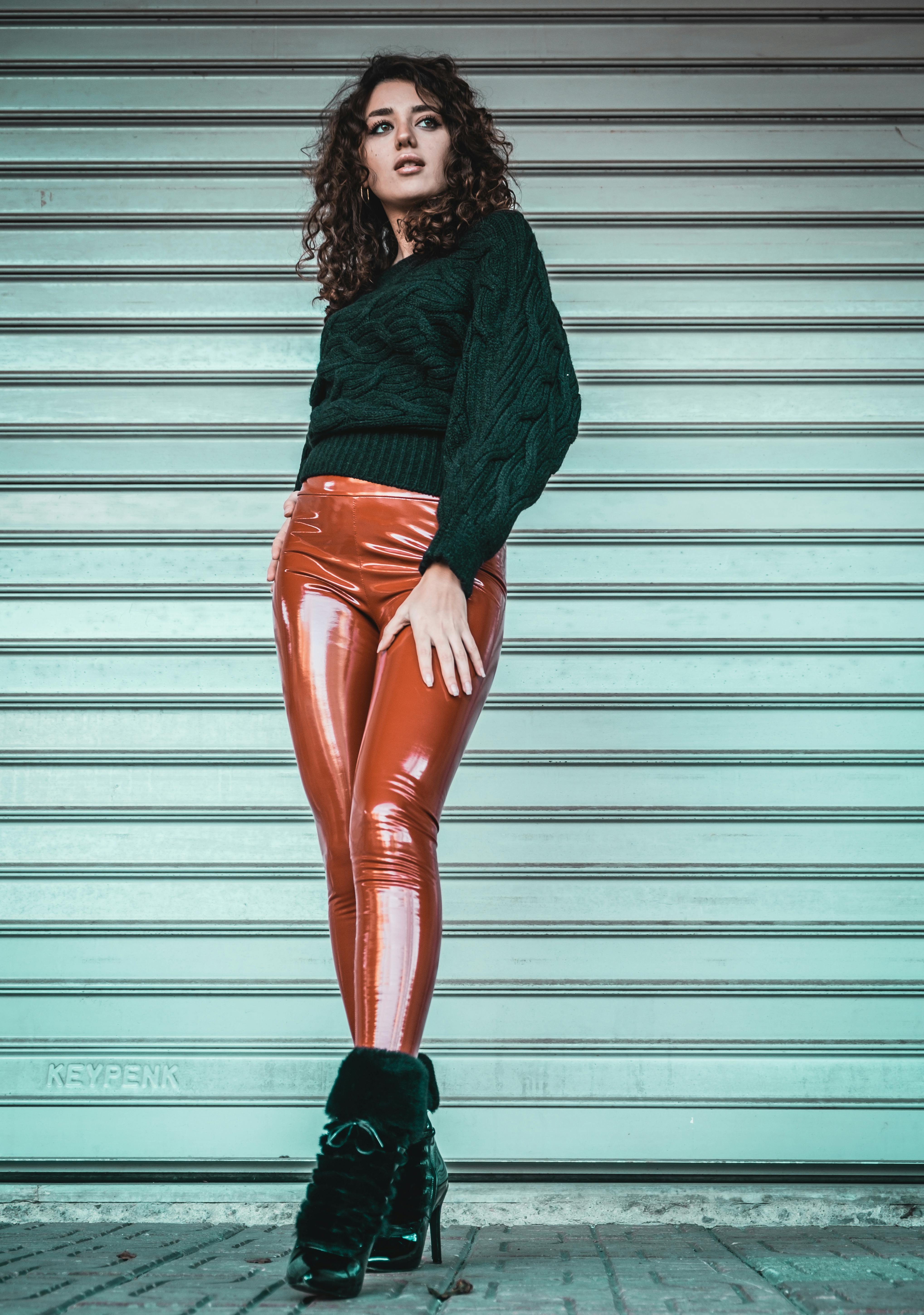 Sandy Faux Leather Pants - Chocolate Brown - Petal & Pup